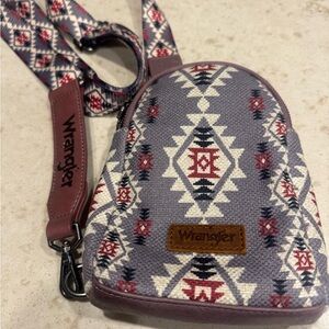 Wrangler Geometric Pattern Crossbody Bag